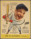 1938 Goudey Joe DiMaggio baseball card